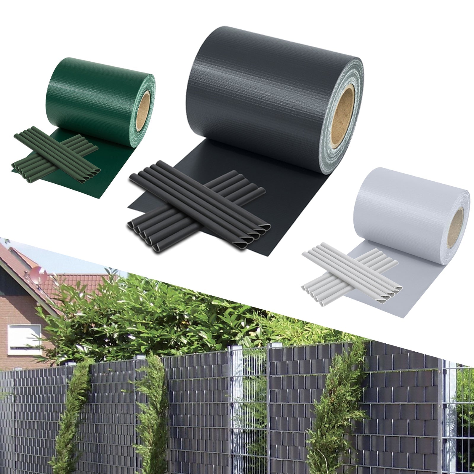 Cosmo Go Sichtschutzstreifen Sichtschutzfoli 50m