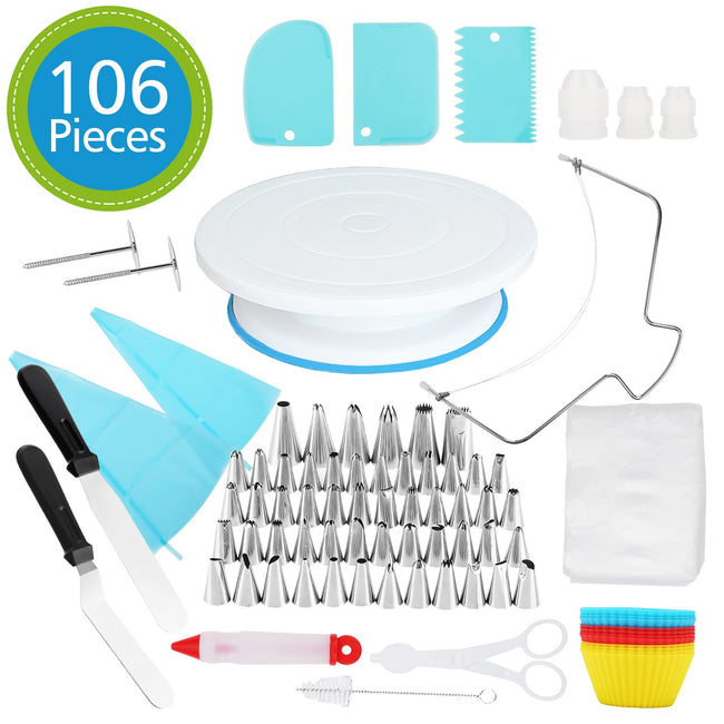 Cosmo Go 106 Teiliges Kuchen Spritztüllen Set Hover Image
