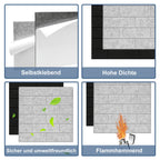 Cosmo Go Akustikplatten Wandpaneele Selbstklebend 12/18 Stück Quadratisch Kacheln