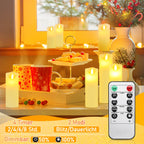 Cosmo Go LED Kerzen Set Flammenlose Kerzen