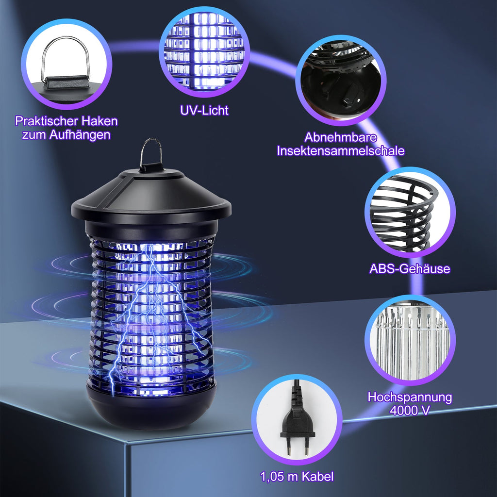 Cosmo Go Elektrisch Mückenlampe Insektenvernichter UV-Licht