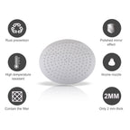 Cosmo Go  Regendusche Duschkopf Edelstahl 304