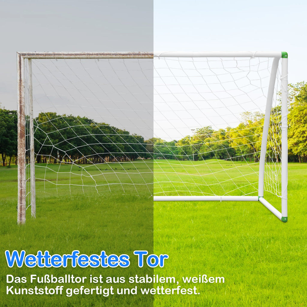 Cosmo Go Fußballtor PVC mit Netz Tragbares