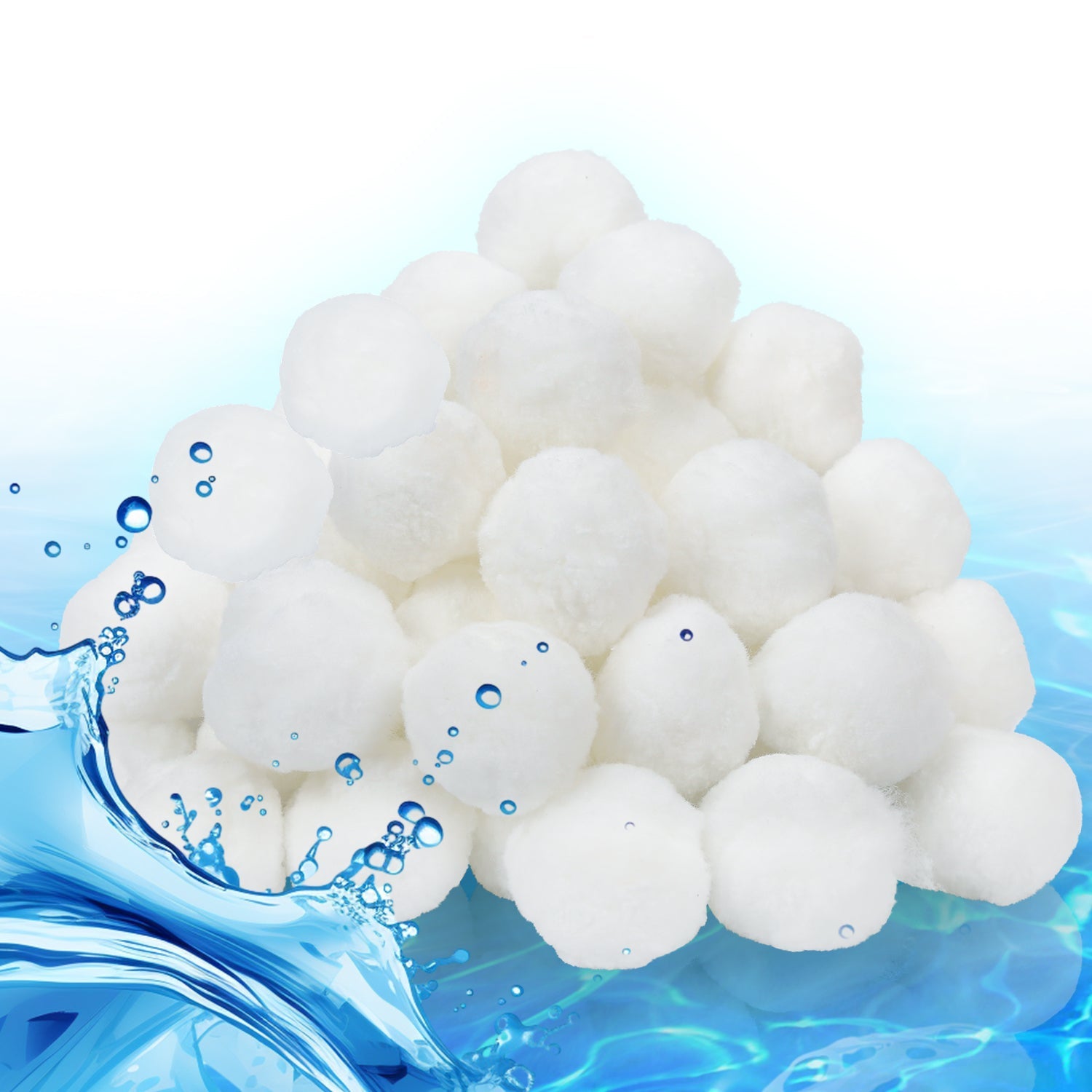 Cosmo Go Pool Filterbälle waschbar 700g/1400g