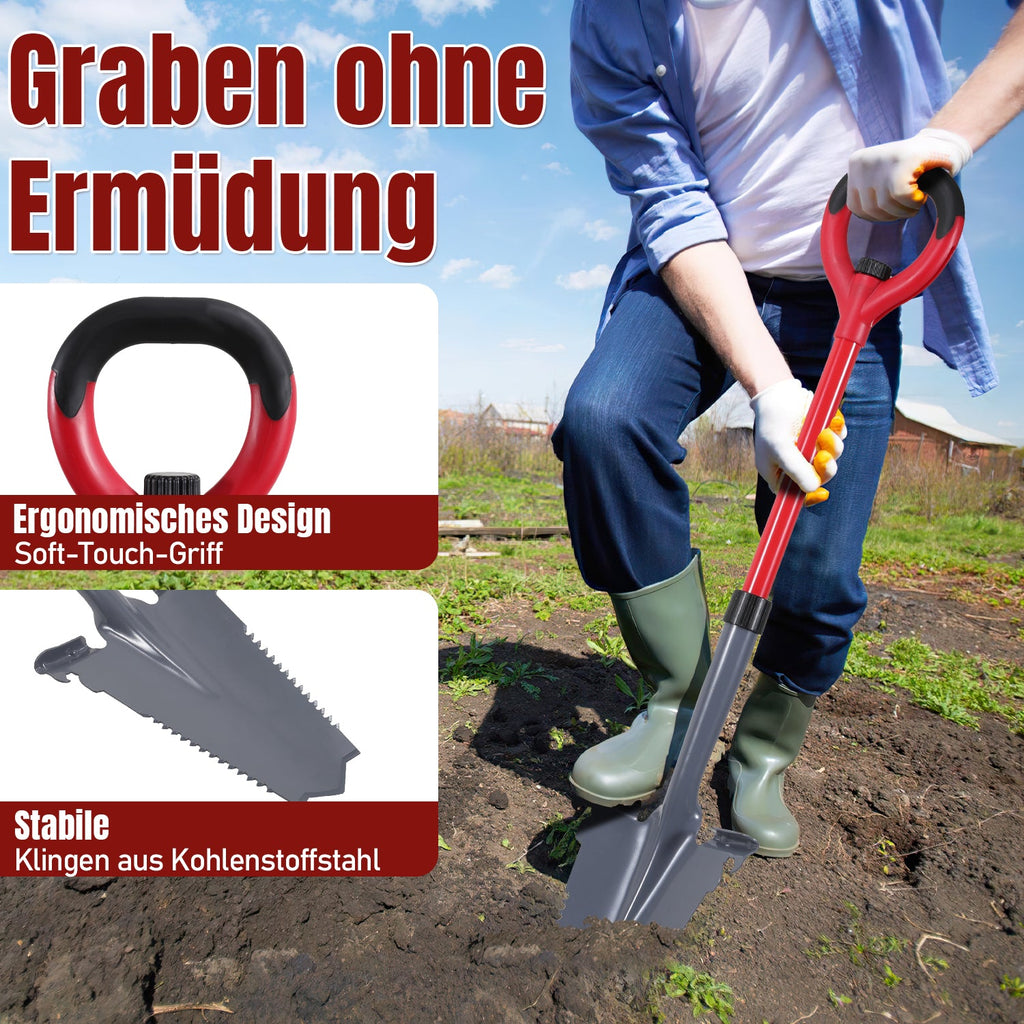 Cosmo Go Spaten Wurzelspaten Gärtnerspaten 114cm