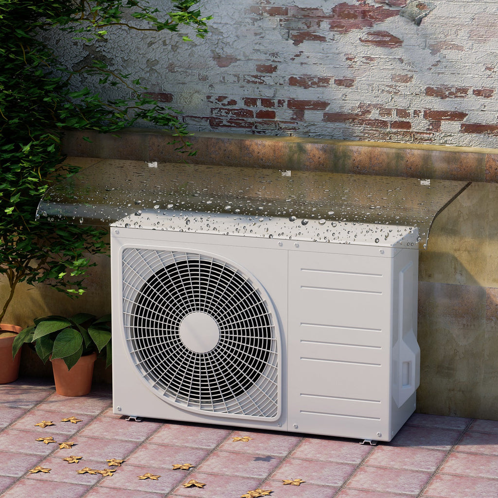 Cosmo Go Vordach für Haustür 40x80cm Unsichtbare Überdachung