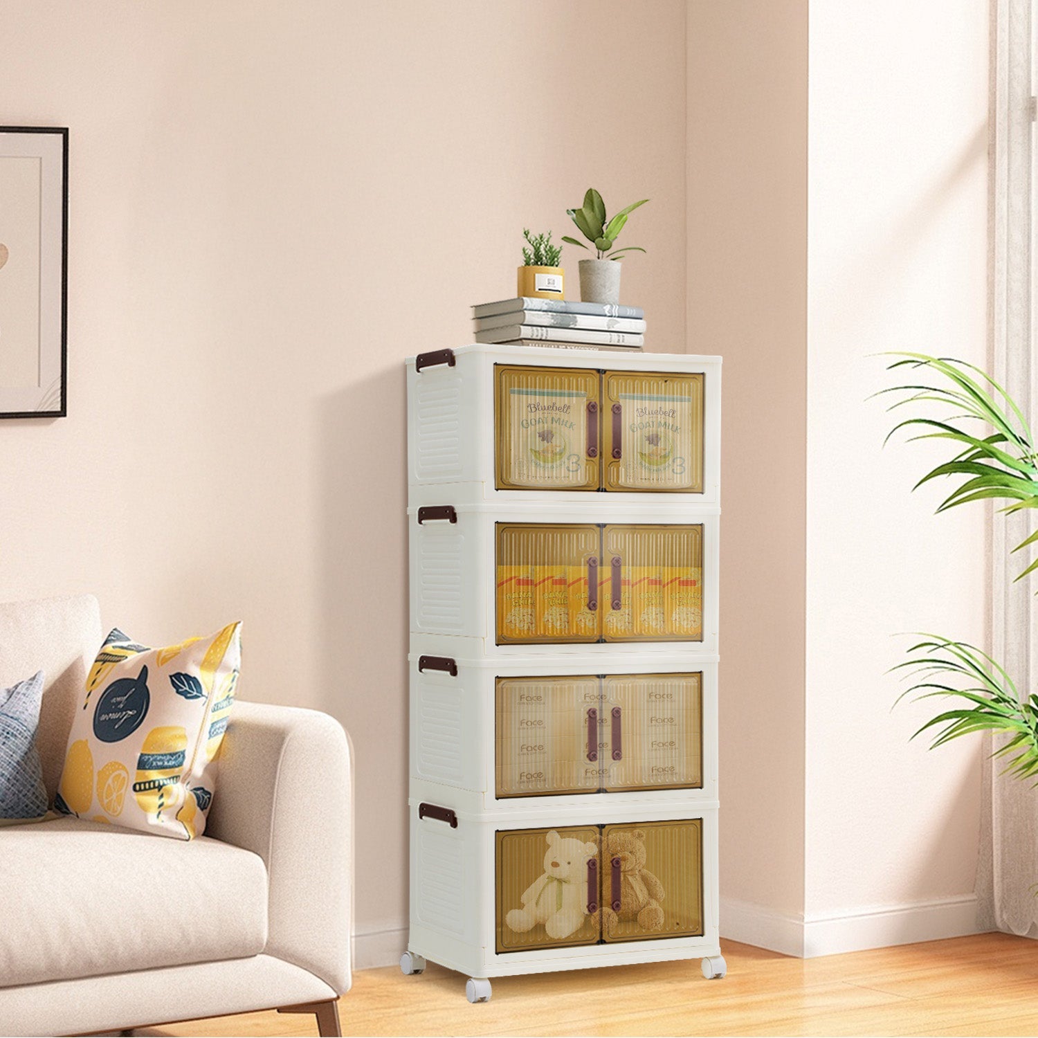 Cosmo Go Aufbewahrungsbox Schließfächer mit Türen & Rädern