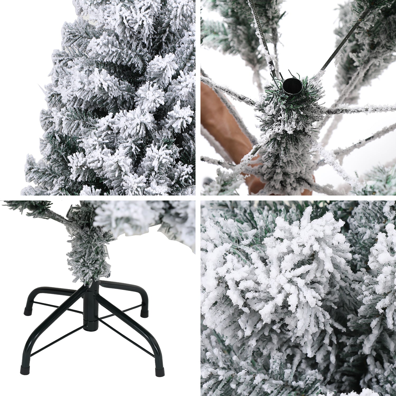 Cosmo Go Weihnachtsbaum Künstlich mit Schnee