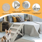 Cosmo Go Hundetreppe Hunderampe Klappbare Maximale Belastung 75kg