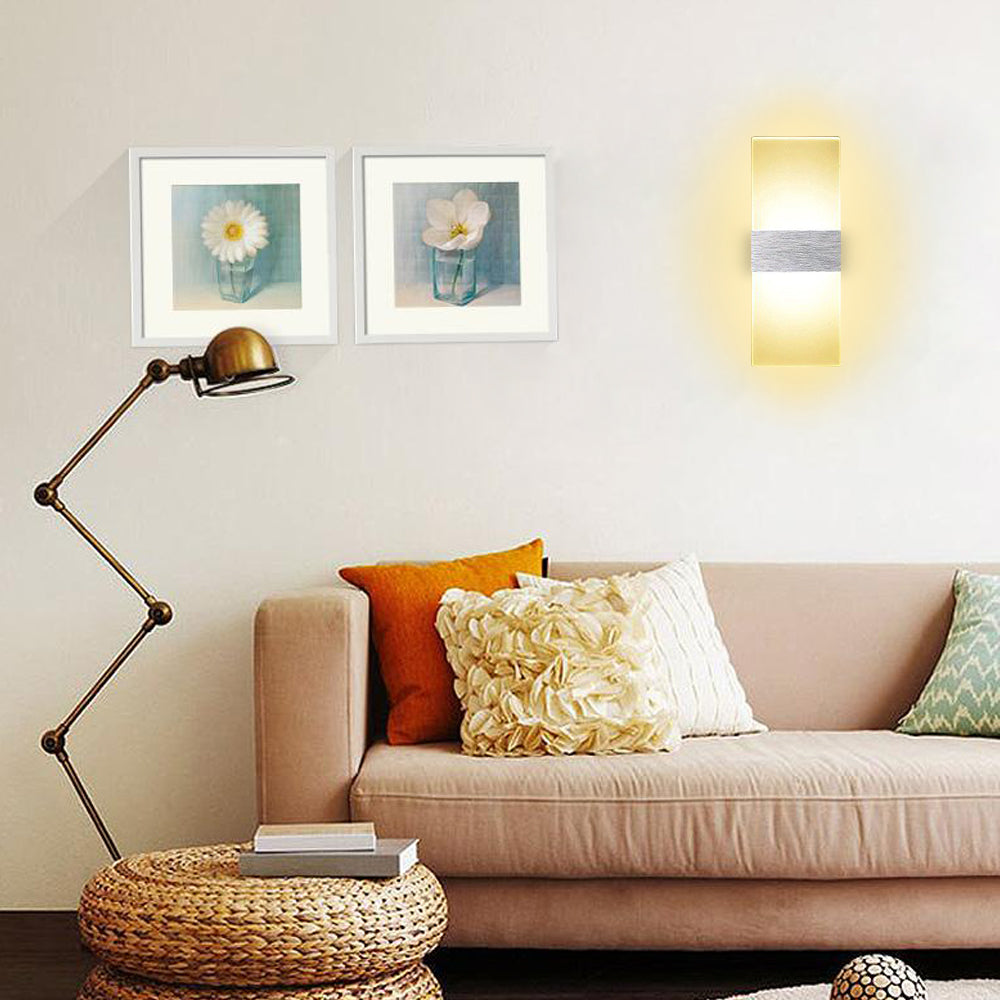 Cosmo Go LED Wandleuchte 6W/12W Weiß /Warmweiß