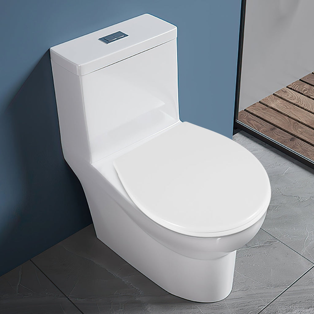 Cosmo Go Toilettendeckel WC Sitz mit Absenkautomatik O-Form