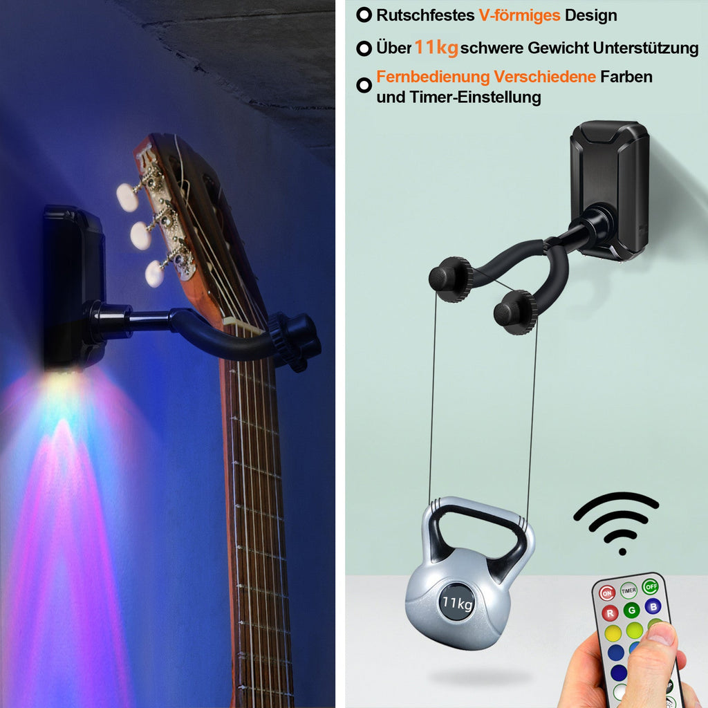Cosmo Go Gitarrenhalter Gitarrenwandhalter Gitarrenständer