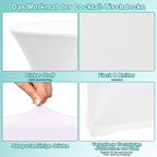 Cosmo Go Stehtischhusse Stretch Tischdecke Weiß