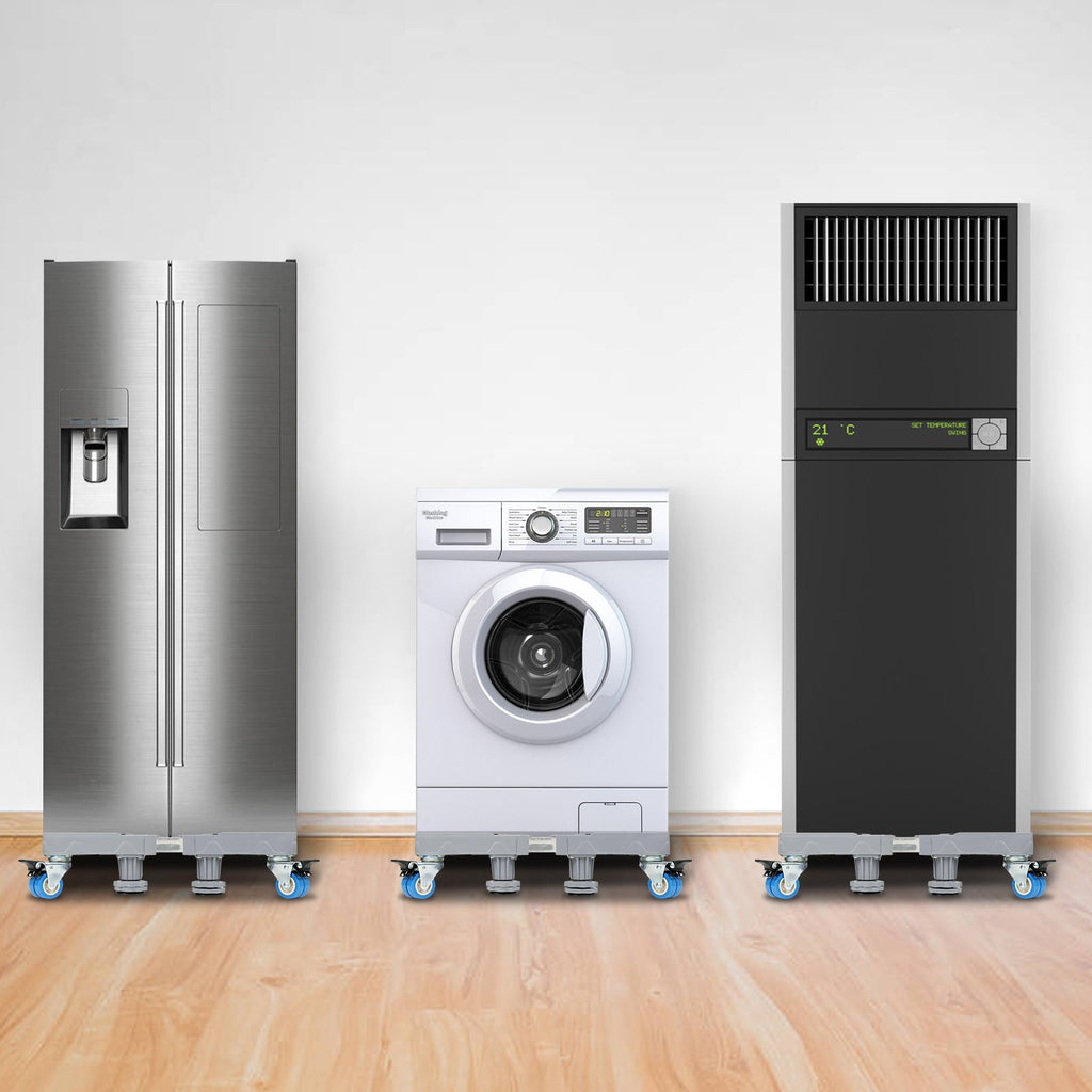 Cosmo Go Waschmaschine Sockel Untergestell mit 8 Füße & 4 Räder