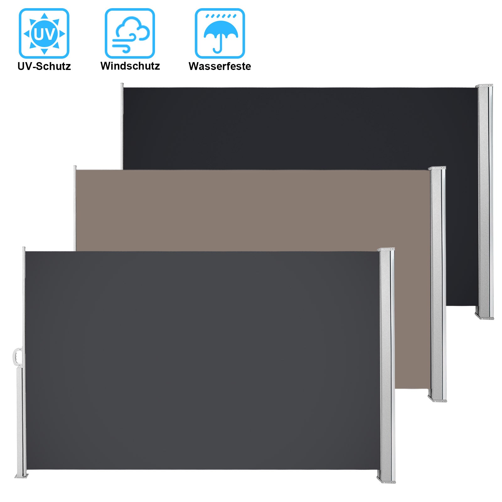 Cosmo Go Seitenmarkise Sichtschutz Ausziehbar