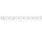 Cosmo Go Airlineschiene 4x 1m Aluminium für Wohnmobile und LKW