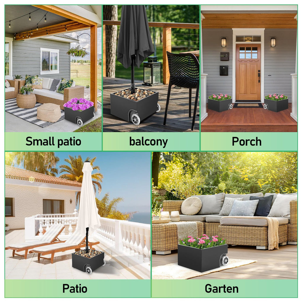 Cosmo Go Sonnenschirmständer Schirmständer mit Rollen