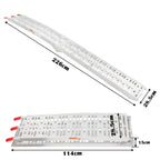 Cosmo Go Auffahrrampe Klappbar 340kg Faltbare Alu Motorradrampe