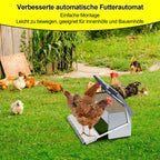 Cosmo Go Futterautomat für hühner Fußpedal selbstöffnender 5kg
