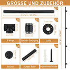 Cosmo Go Handlauf Treppe Edelstahl Handlauf Schwarz