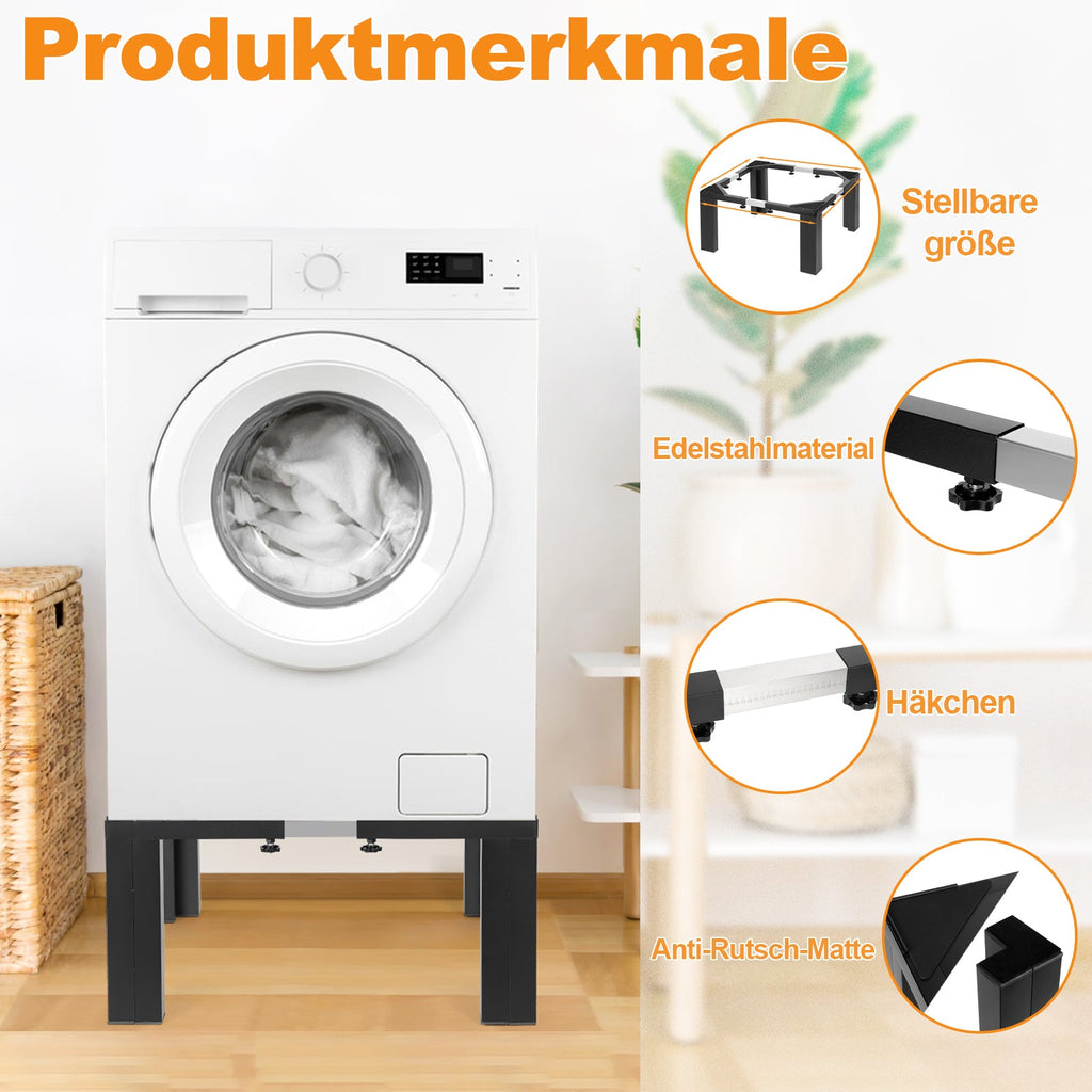 Cosmo Go Waschmaschinen Untergestell mit Skala 50-80cm Einstellbare