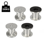 Cosmo Go 4er Set Möbelfüße Aluminium Höhenverstellbar