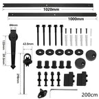Cosmo Go Schiebetürbeschlag Set Schiebetürsystem 152cm/183cm/200cm/244cm/363cm