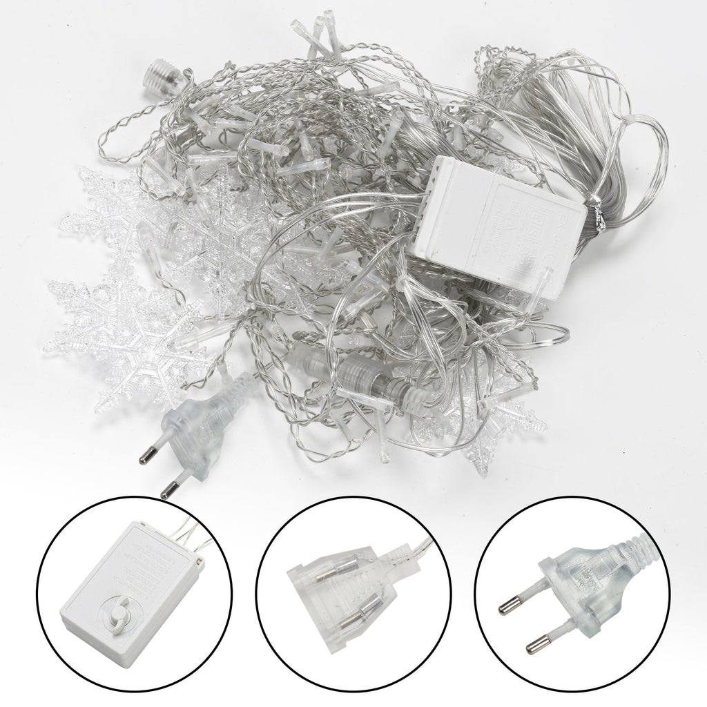 Cosmo Go LED Lichterkette Schneeflocke IP44