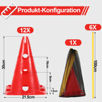 Cosmo Go 6er Steckhürdenset Agility Trainingsgerät