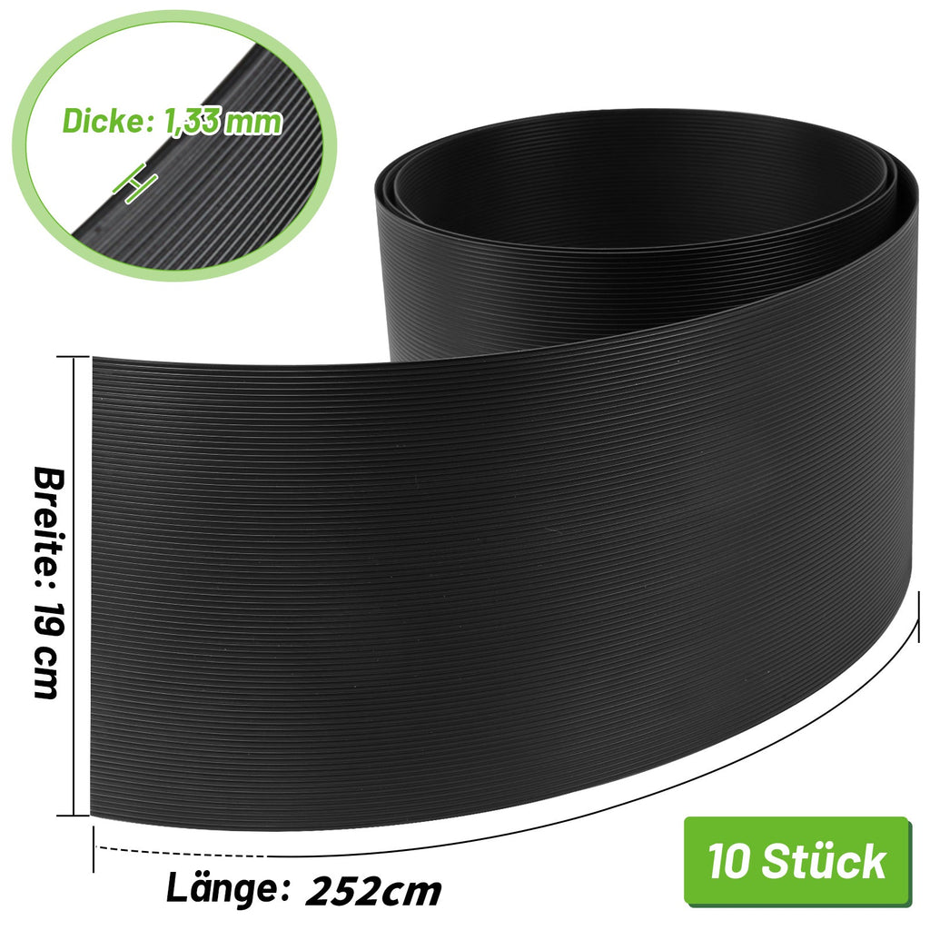 Cosmo Go Sichtschutzstreifen Hartes PVC 10-40 Stück