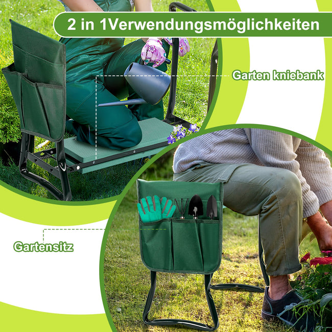 Cosmo Go 2 in 1 Kniebank für Gartenarbeit Gartenhocker mit Eva-Schaumkissen Main Image