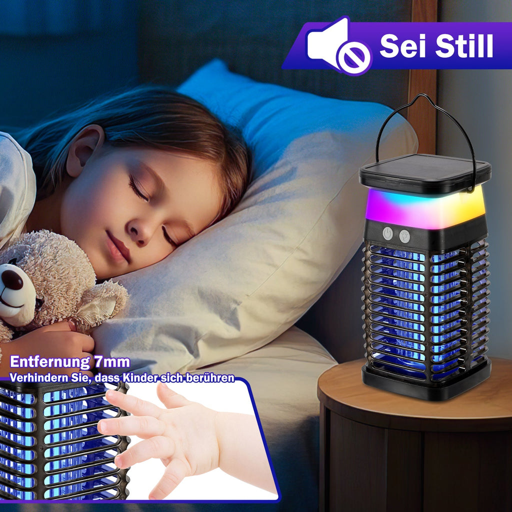 Cosmo Go Solar Mückenabwehr-Lampe UV-Licht Mückenlampe RGB