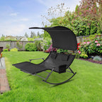 Cosmo Go Doppelliege Sonnenliege mit Sonnendach Outdoor