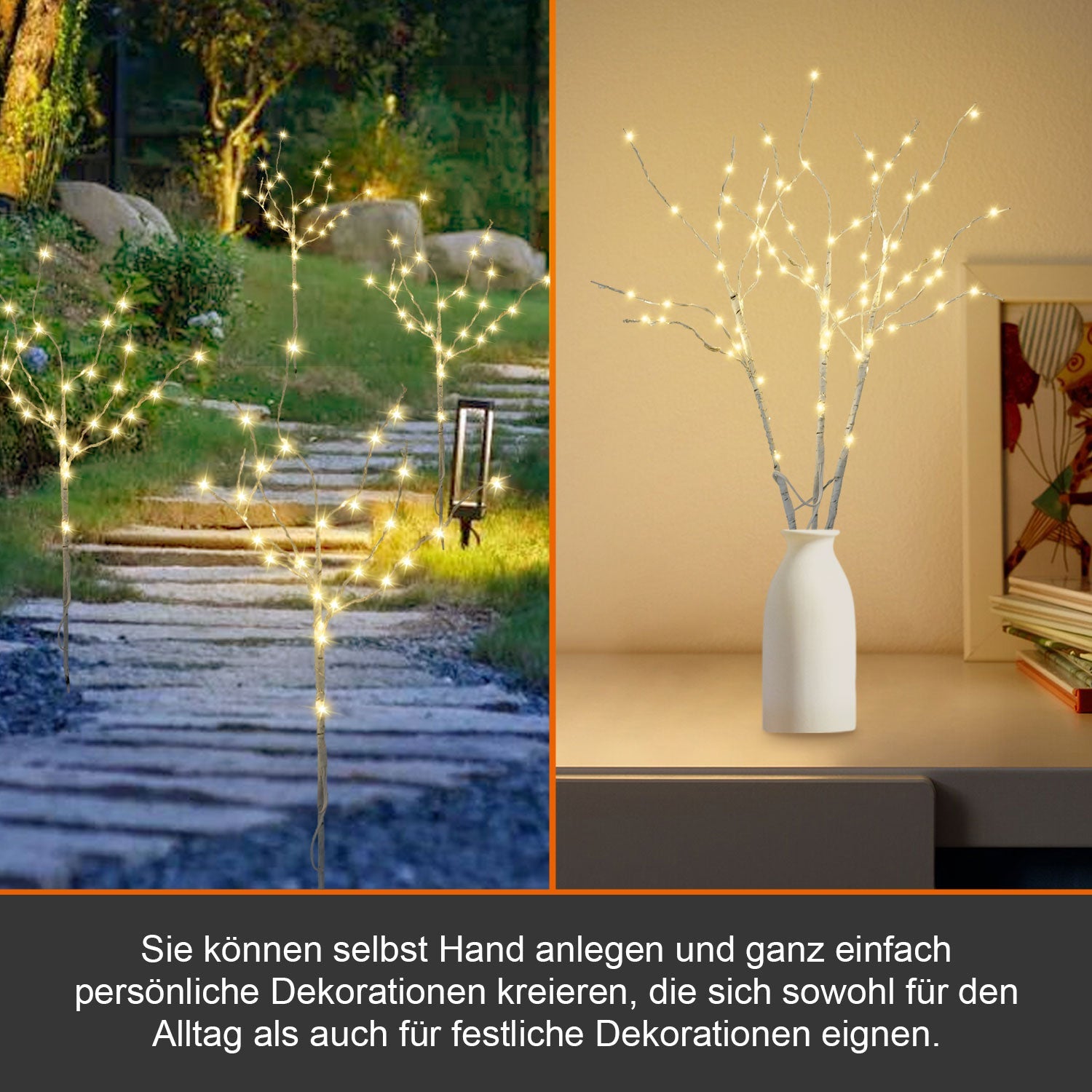 Cosmo Go Lichterbaum Weihnachtsdekoration Warmweiß