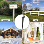 Cosmo Go Bodenhülse Einschlaghülse für Holzpfosten L