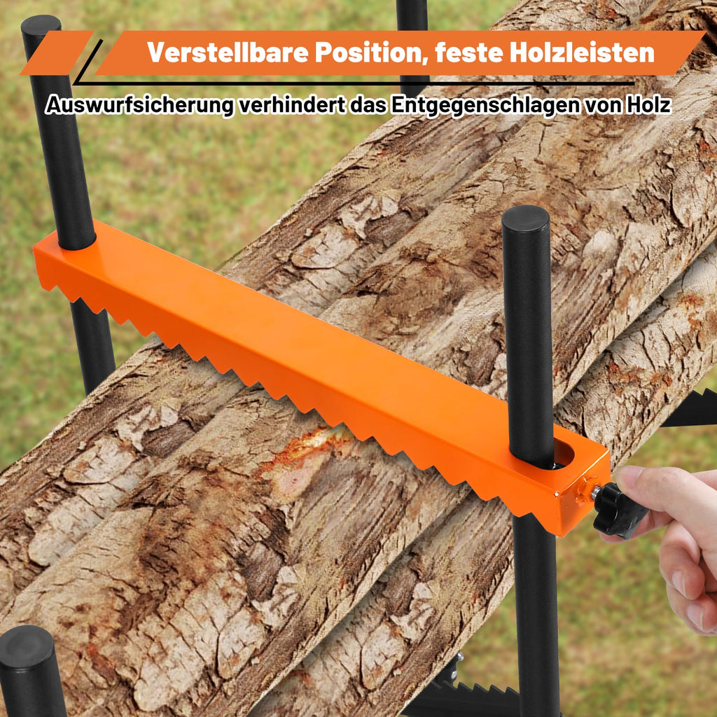 Cosmo Go Sägebock Klappbar Holzsägebock mit Auswurfsicherung & Maßskala