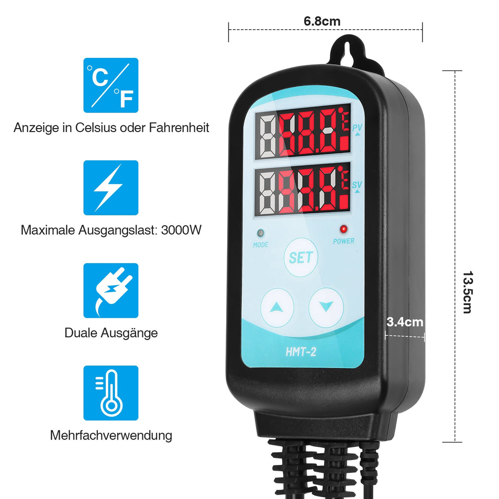 Cosmo Go Temperaturregler mit fühler 230V Thermostate