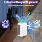 Cosmo Go Luftentfeuchter 26L mit Timerfunktion, Wäschetrockungsfunktion, Abtaufunktion