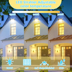Cosmo Go LED Strahler Außen 10W-100W 3 Farbtemperatur 3000/4000/6500K