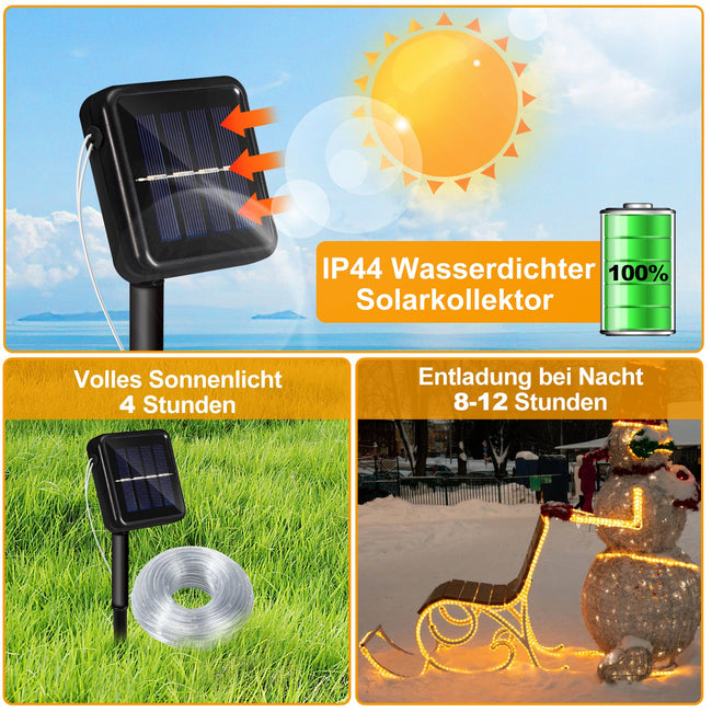Cosmo Go Solar LED Lichterkette Aussen IP65 Main Image