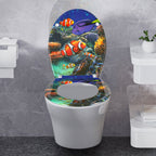 Cosmo Go Toilettendeckel WC Sitz mit Absenkautomatik O-Form