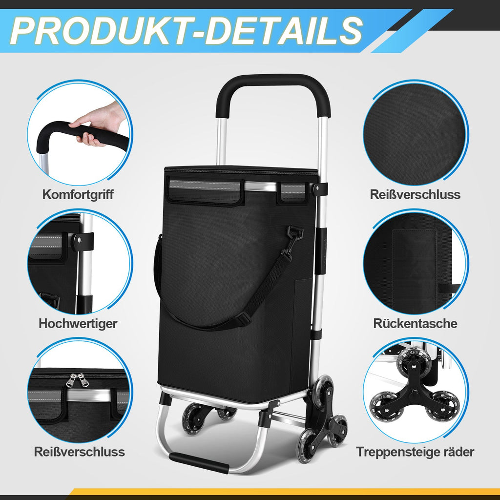 Cosmo Go Einkaufswagen Marktroller Thermo klappbar