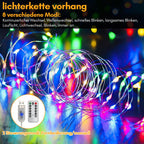 Cosmo Go LED Lichtervorhang 3x3m/3x6m Warmweiß/Farbe