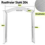 Cosmo Go Wallbox Wetterschutz Edelstahl Schutzdach für e-Auto Ladestation