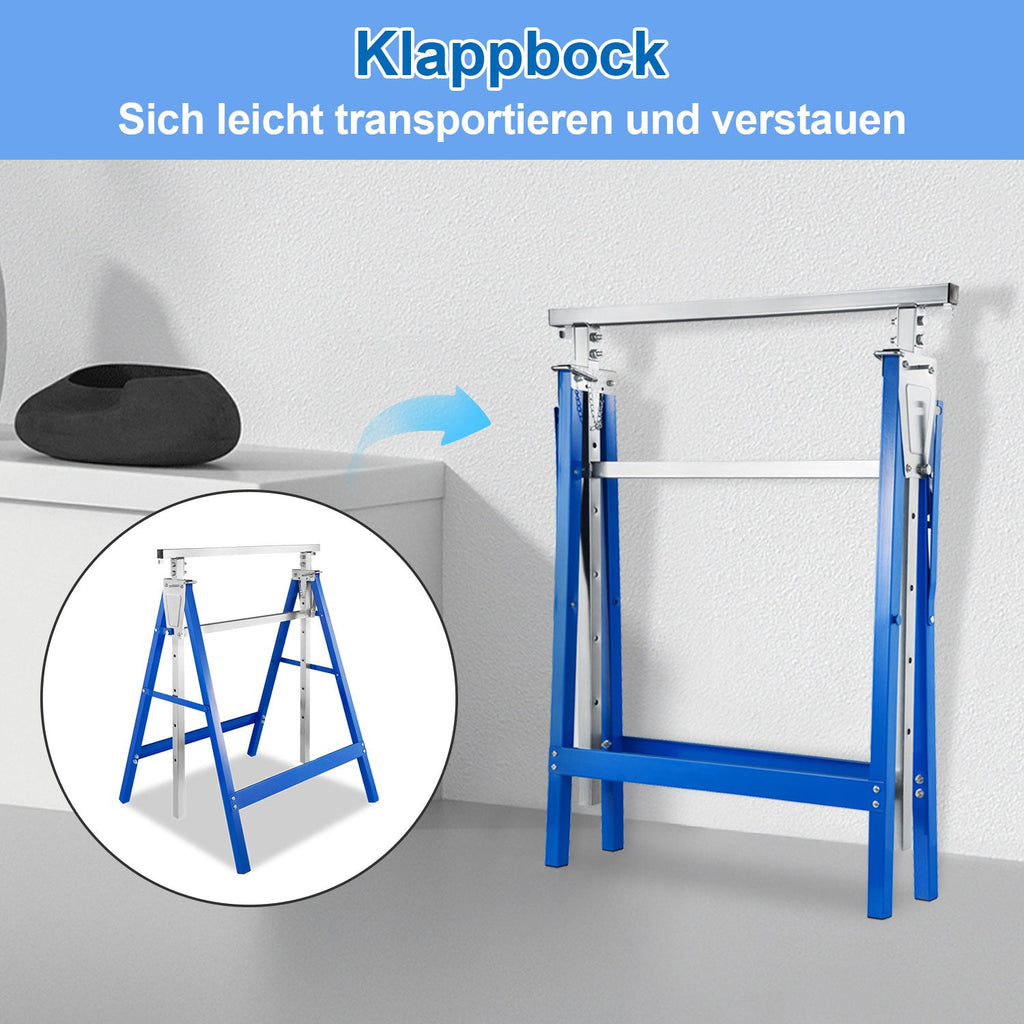 Cosmo Go 2x Gerüstbock Klappbock 7-fach höhenverstellbar