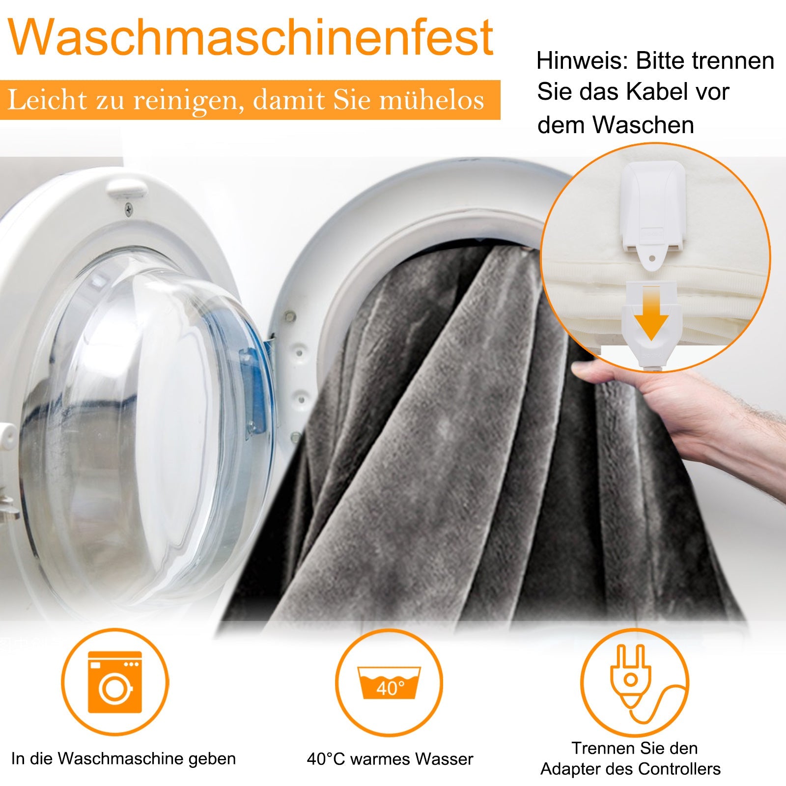 Cosmo Go Heizdecke 9 Heizstufen und 9 Timingstufen