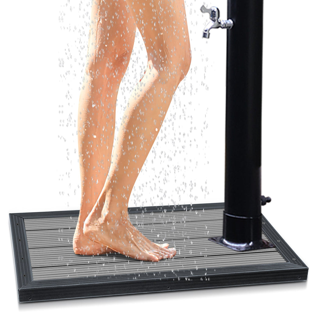 Cosmo Go WPC Bodenplatte für Pooldusche Anti Rutsch