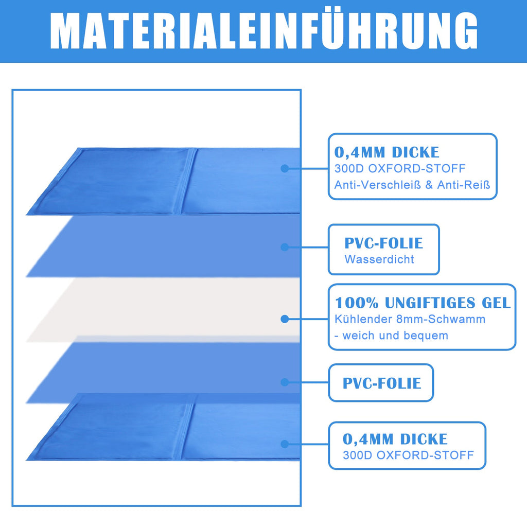 Cosmo Go Kühlmatte Selbstkühlende Kühlkissen