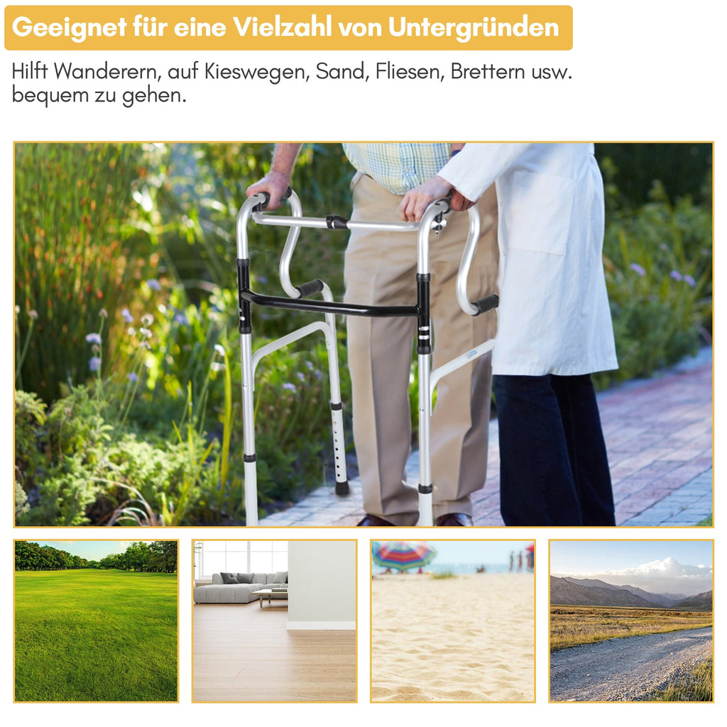 Cosmo Go Gehhilfe Leicht Rollator aus Aluminium bis 180 kg