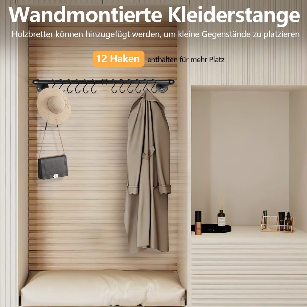 Cosmo Go Kleiderstange Wandmontage 92cm